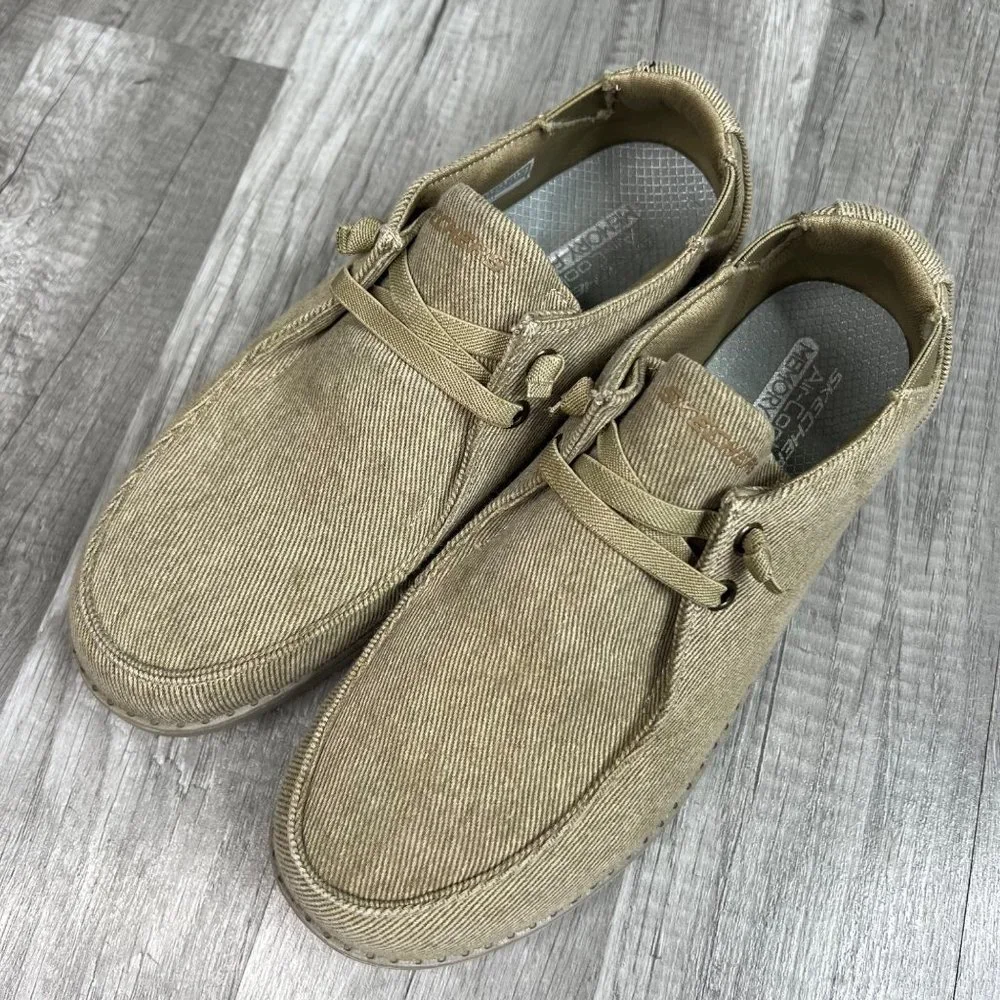 Skechers Melson Raymon Slip on Shoes Tan